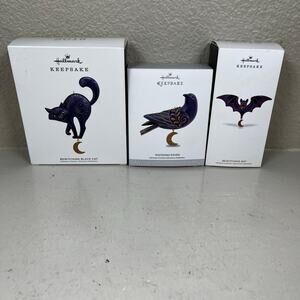 Hallmark Halloween ornaments - 3 ornaments - excellent condition